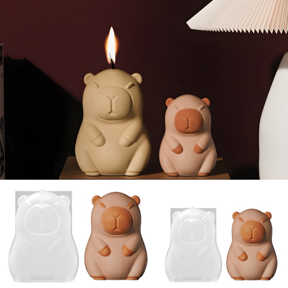 Candle Supplies Tins - Capibara in piedi candela profumata stampo