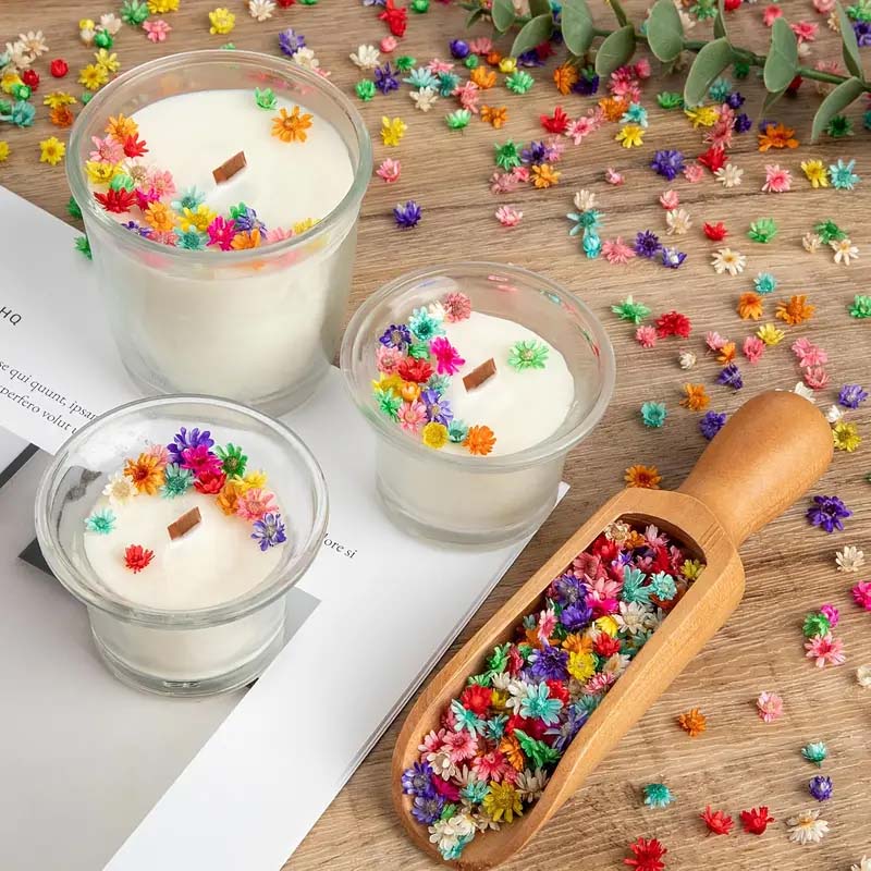 Candle Supplies Bulk - Fiori colorati misti per stampaggio a