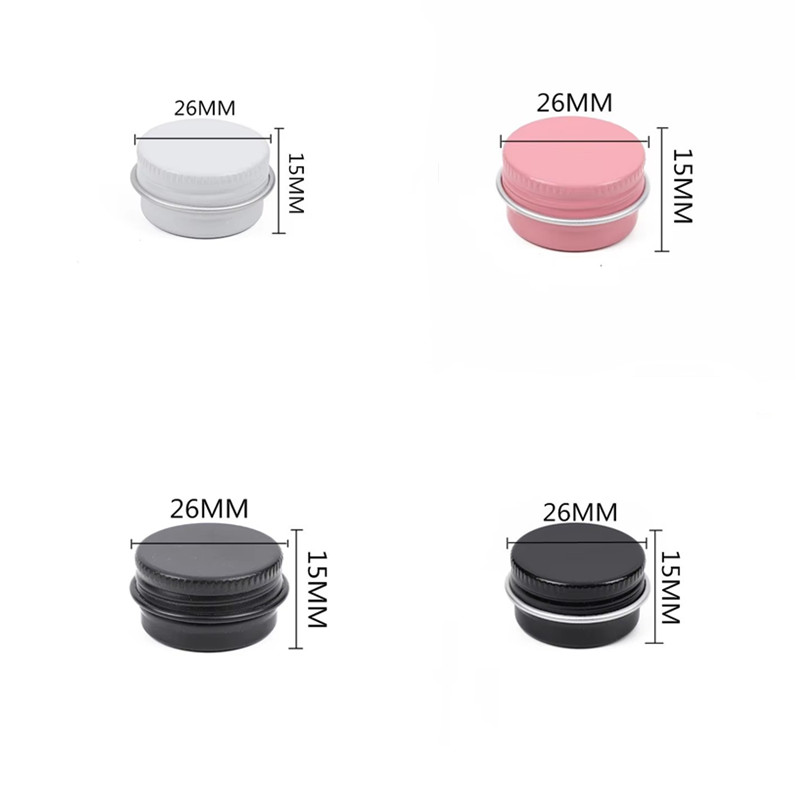Black Tin Candle - 200 pz Mini 5g Rosa Bianco