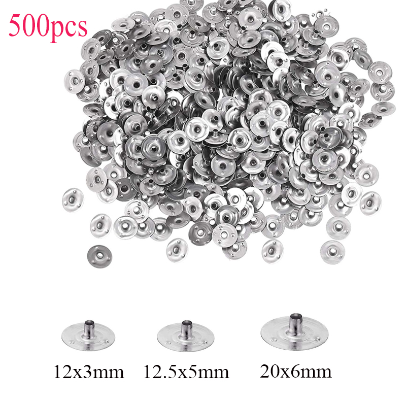 Candle Supplies Tins - 500 Pezzi Candela Stoppino In Metallo