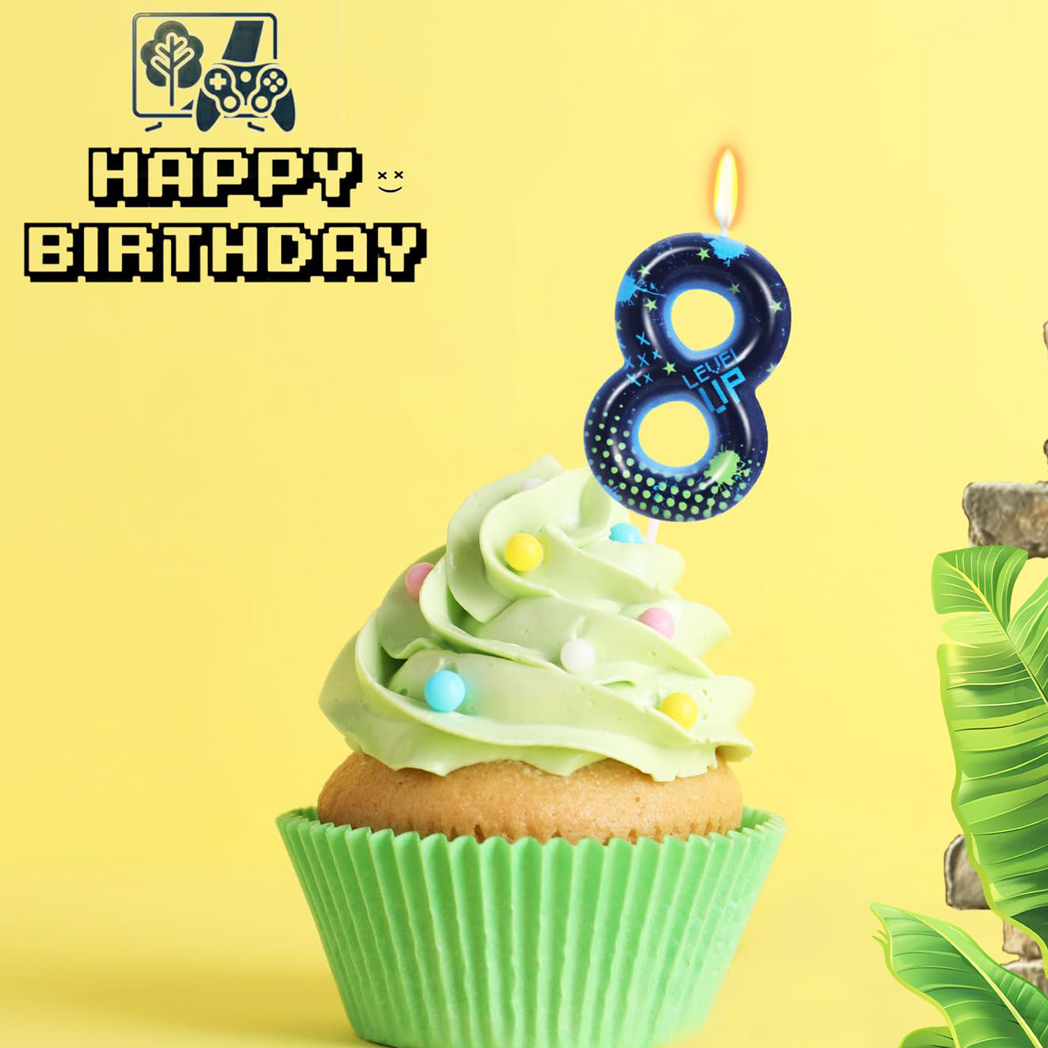 Candle Supplies Video - Candeline di Compleanno per Ragazzi, Numero