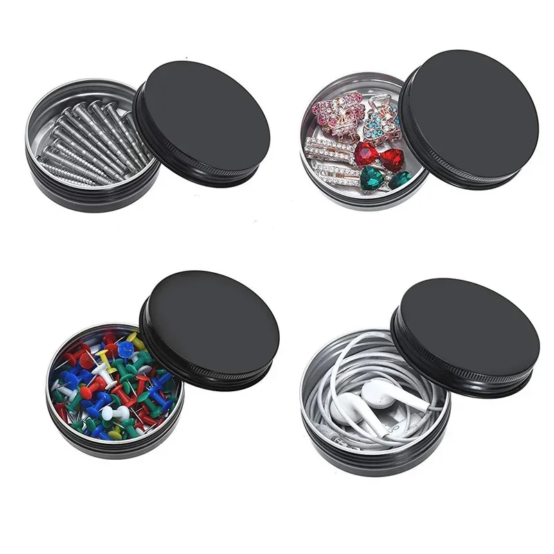50 barattoli di candela vuoti  - Black Tin Candle recensione e prezzo