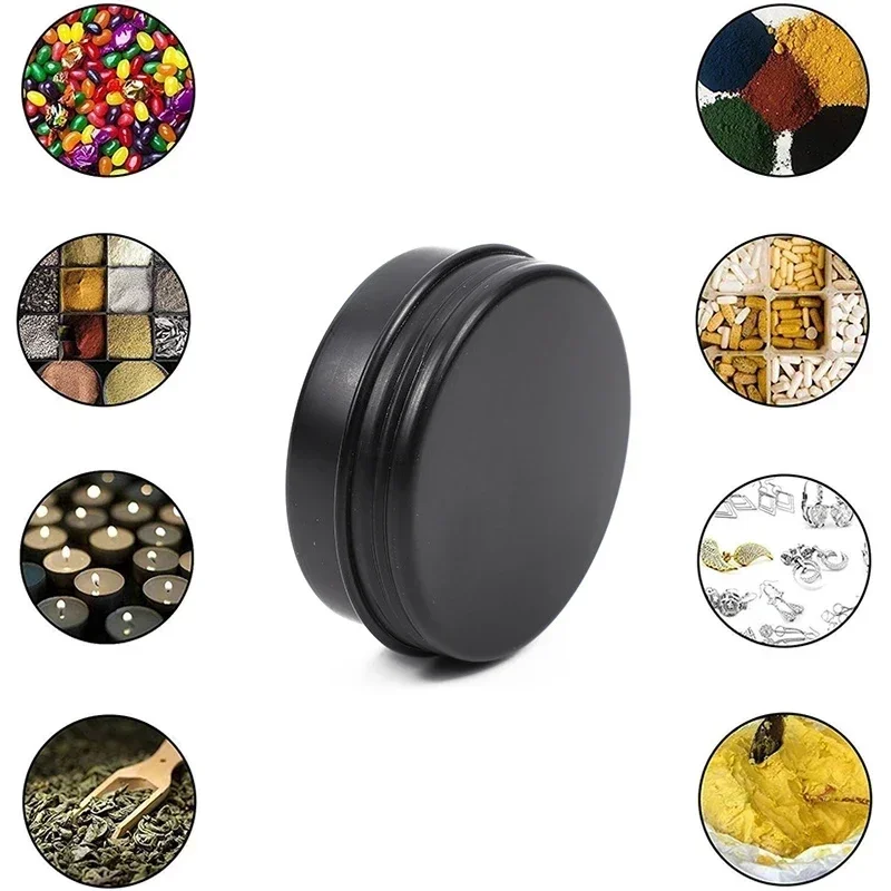 50 barattoli di candela vuoti  - Black Tin Candle recensione e prezzo