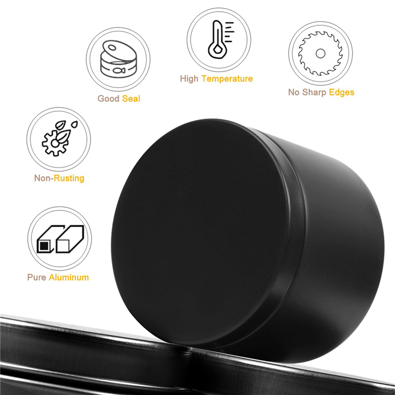 A93E-48 pezzi di barattoli di  - Black Tin Candle recensione e prezzo