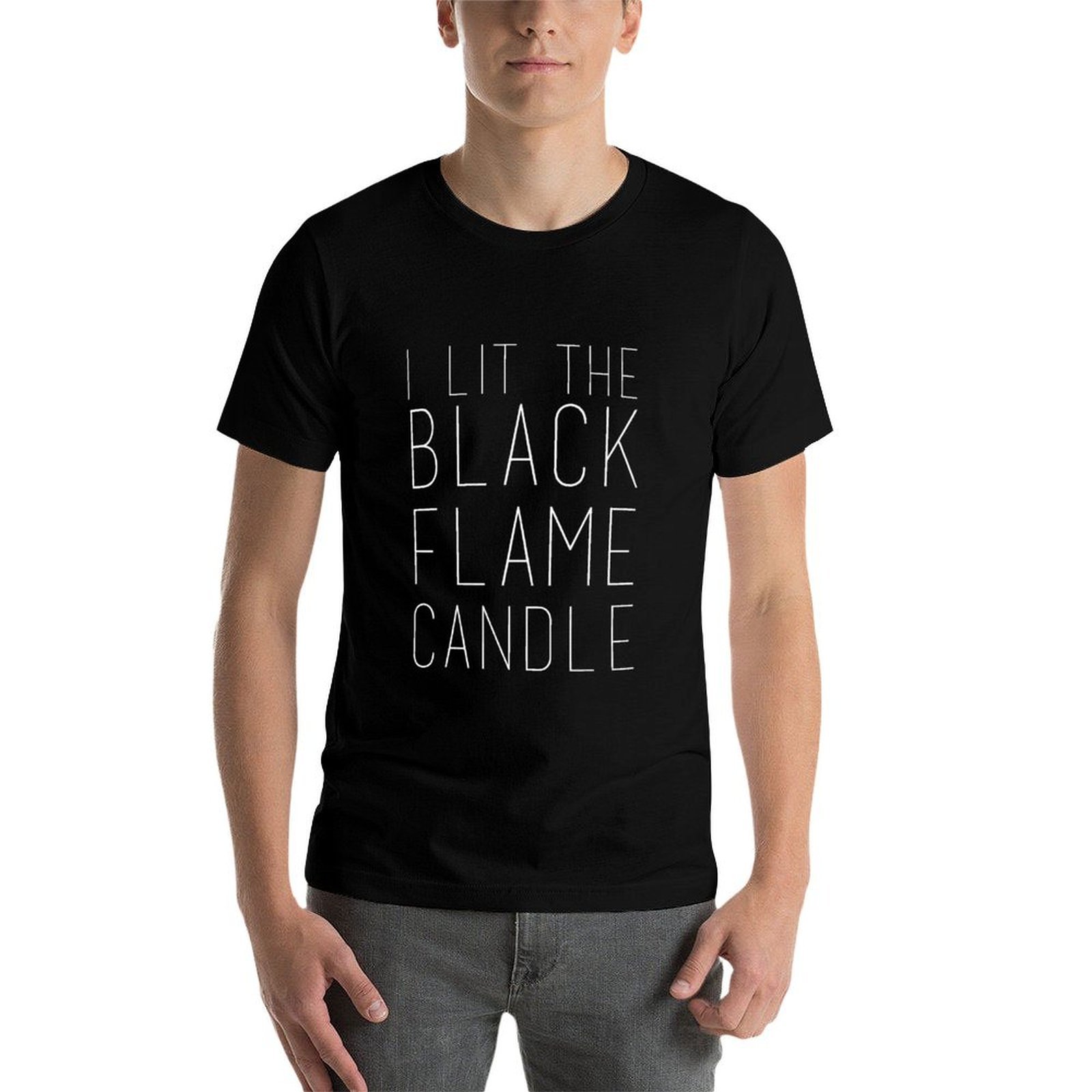 T-shirt Black Flame Candle (Bi - Black Tin Candle recensione e prezzo