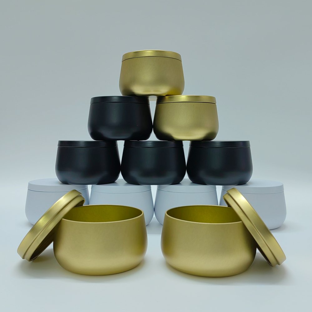12 barattoli di candele in met - Black Tin Candle recensione e prezzo