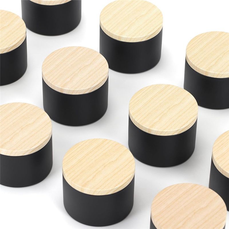 Confezione da 24 barattoli ner - Black Tin Candle recensione e prezzo