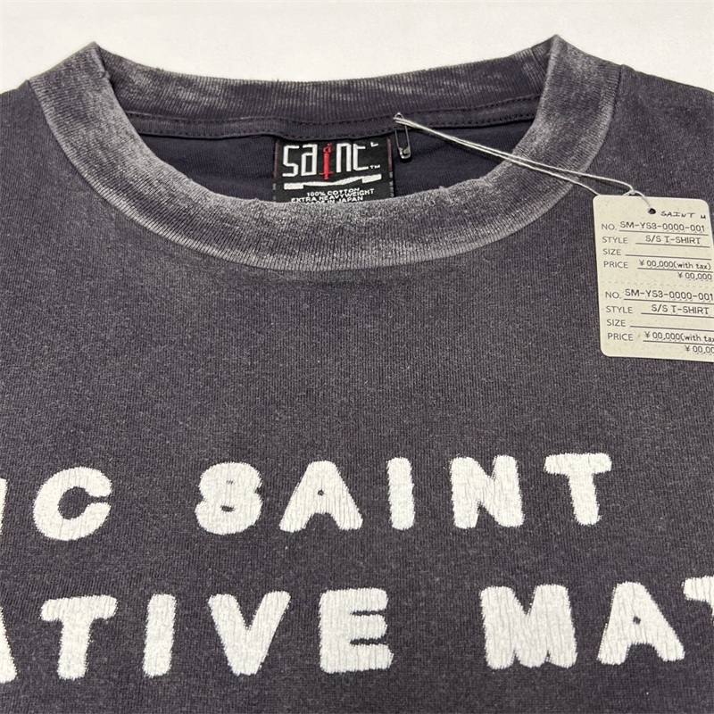 T-shirt nera lavata SAINT MICH - Black Tin Candle recensione e prezzo