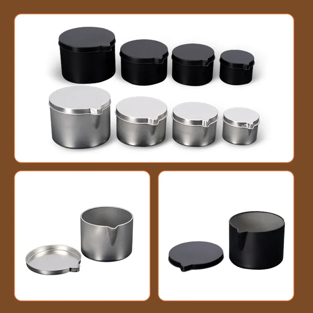 12PCS Scatole di metallo nero  - Black Tin Candle recensione e prezzo